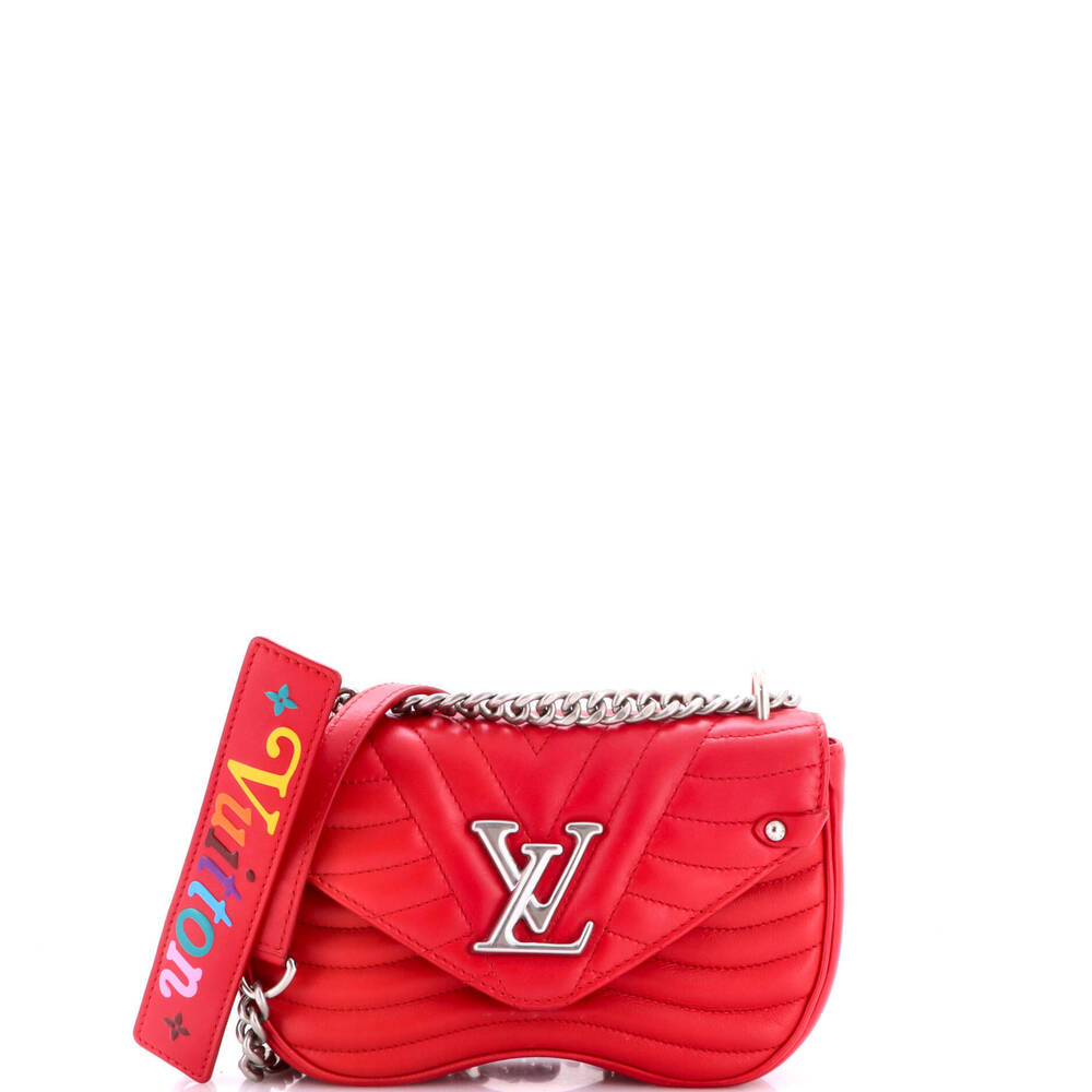 Louis Vuitton PM New Wave Chain Bag Quilted Leather